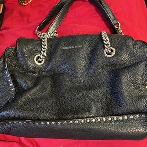 Michael Kors Black Leather Women's Bag